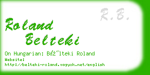 roland belteki business card